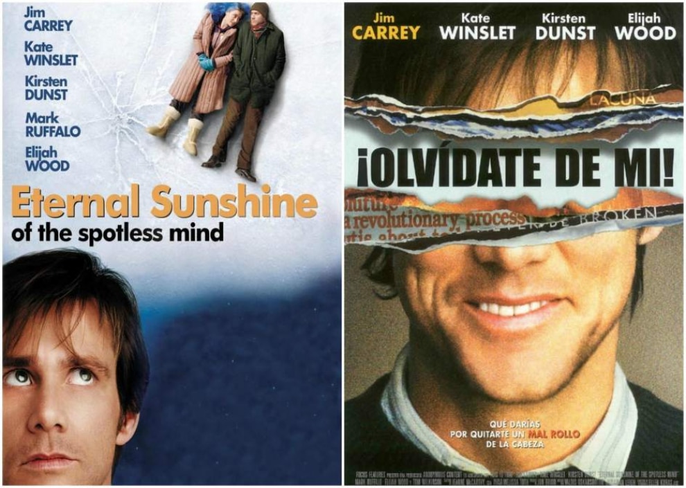 Eternal Sunshine of the Spotless Mind fue traducido en España como "Olvídate de Mí"